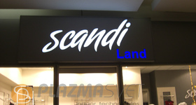 Оформление магазина Skandi в Торговом центре
